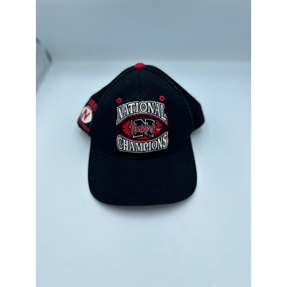 Vintage Zephyr Nebraska Huskers 1997 National Champions Hat Black Red Vintage